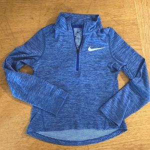 Girls 1/4 zip Nike Dri-fit pullover